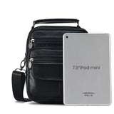Men’s Genuine Leather Casual Shoulder Bag – Soft, Stylish & Durable Everyday Satchel