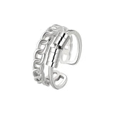 Trendy Geometric Spinner Ring for Women – Fashion Statement Cocktail Jewelry