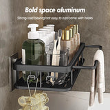 Estante de almacenamiento para baño de acero inoxidable: organizador de pared resistente a la oxidación