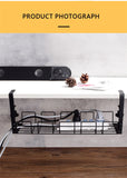 Under Desk Cable Organizer – Heavy-Duty Wire Management Rack for Clutter-Free Workspace