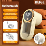 Afeitadora de telas recargable: quitapelusas para ropa y muebles