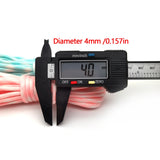 Luminous 4mm Paracord for Outdoor Camping and DIY Bracelets