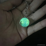 Luminous Galaxy Planet Keychain – Glow in the Dark Solar System Charm