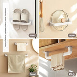 Perchero de pared para zapatillas: organizador de zapatos para baño impermeable, no poroso y con gran capacidad de carga
