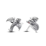 Sterling Silver Nugget Beads with Zircon for 3mm Charm Bracelets