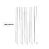 Durable High Borosilicate Glass Drinking Straws – Reusable & Eco-Friendly