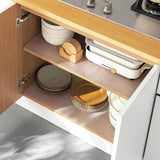 Revestimiento impermeable reutilizable para estantes y cajones: tapete antideslizante y resistente a la humedad para cocina y gabinetes