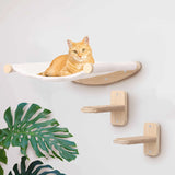 Wall-Mounted Wooden Cat Shelf – Space-Saving Cat Climbing Furniture