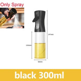 Pulverizador de aceite 2 en 1 de 200/300/500 ml para cocina, pulverizador de aceite, limpiador de aceite, pulverizador de vinagre y salsa de soja, limpiador de contenedores