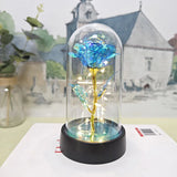 24K Foil Plated Rose Gold Artificial Rose – Everlasting Valentine’s Day & Wedding Decor