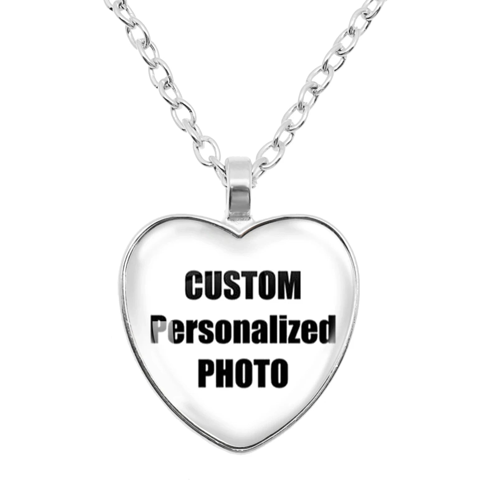 Collar con foto de corazón personalizado: joyas con recuerdos grabados a medida