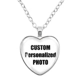Collar con foto de corazón personalizado: joyas con recuerdos grabados a medida