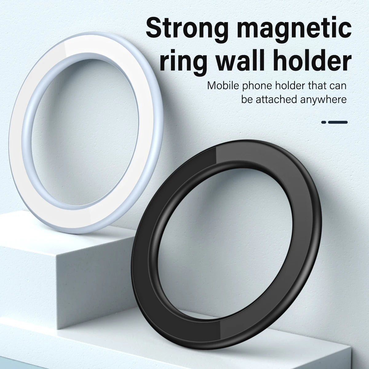 Magnetic Ring Phone Holder – Secure, Versatile, Ultra-Strong Grip for Car, Wall, and Desk