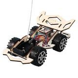 DIY Wooden RC Car Assembly Kit for Kids – Educational 4WD Vehicle Building Toy
