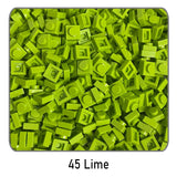 Mini 1x1 Self-Locking Building Bricks – Compatible with Major Brands
