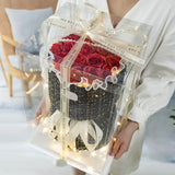 Eternal Soap Rose Bouquet - Luxury Artificial Flower Gift Box for Women