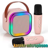 Micrófono inalámbrico profesional con altavoz Bluetooth, micrófono con reducción de ruido para juegos, karaoke, transmisión en vivo y más 