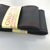 Funda para volante de cuero de microfibra suave de primera calidad: duradera y elegante, ajuste universal