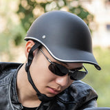 Baseball Cap Style Bike Helmet - Lightweight ABS Cycling Helmet with Sun Visor