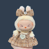1/12 Scale Labbubu Doll Clothes and Accessories for Baby Dolls