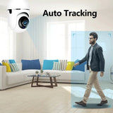 Cámara de seguridad WiFi HD 1080P: vigilancia inteligente en interiores con visión nocturna y detección de movimiento