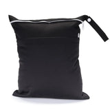 [Sigzagor] Bolsa seca y húmeda con dos cremalleras para pañales de bebé, impermeable, reutilizable, 36 cm x 29 cm