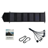 Foldable 800W Portable Solar Panel Charger with USB Output for Phones, Power Banks & Outdoor Use