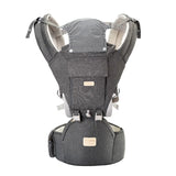 Portabebés ergonómico: algodón suave y poliéster, múltiples posiciones de transporte, soporta hasta 20 kg