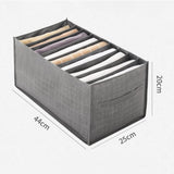 Organizador de ropa interior y sujetadores plegable: caja de almacenamiento para guardarropa que ahorra espacio