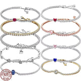 Elegant 925 Sterling Silver Tourmaline Bracelet for Women