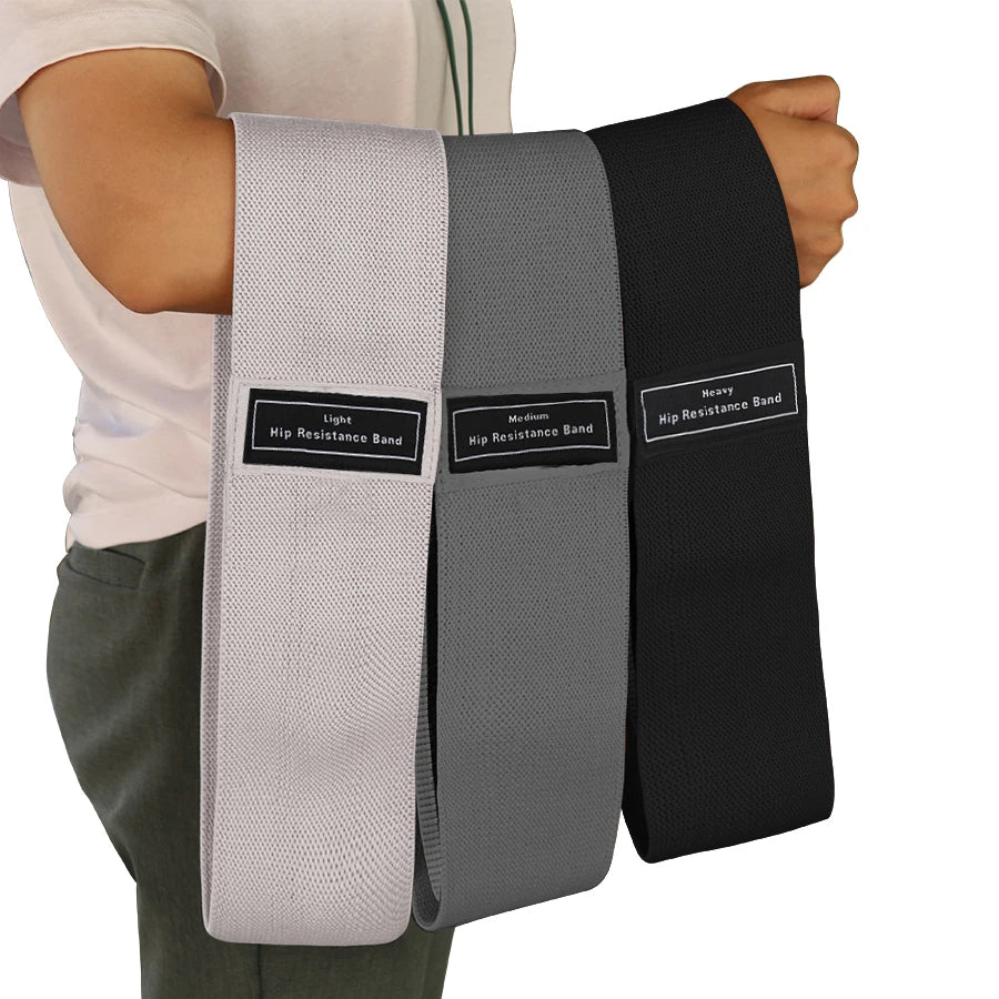 Fabric Resistance Bands – Non-Slip Booty Bands for Glutes, Legs & Full-Body Workouts