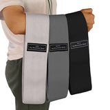 Fabric Resistance Bands – Non-Slip Booty Bands for Glutes, Legs & Full-Body Workouts