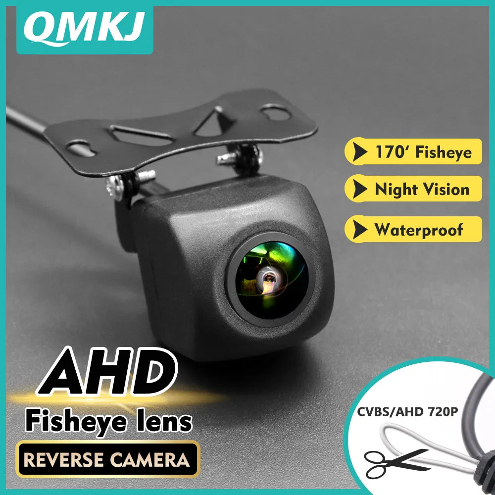 AHD Car Rear View Camera - Waterproof Backup Camera with Night Vision & 6M Cable
