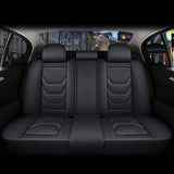 Universal Fit PU Leather Car Seat Covers – Full Set Waterproof Cushion Pads for 5 Seats