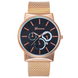 Men’s Luxury Quartz Watch – Waterproof, Glow-in-the-Dark, Stainless Steel & Leather Strap