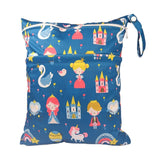 [Sigzagor] Bolsa seca y húmeda con dos cremalleras para pañales de bebé, impermeable, reutilizable, 36 cm x 29 cm