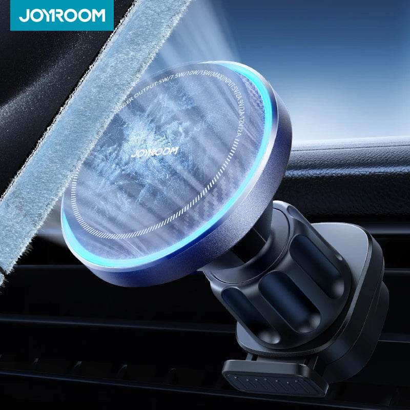 Cargador inalámbrico magnético para coche de 15 W: carga rápida y soporte seguro para iPhone