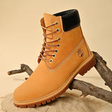 Knee-High Platform Lace-Up Outdoor Boots for Women – Comfortable Spring/Autumn Fashion