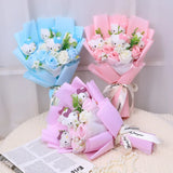Hello Kitty Plush Bouquet - Sanrio Flower Doll Gift Set (35cm)
