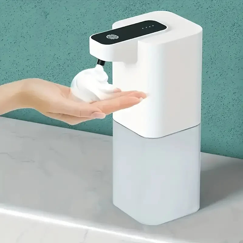 Automatic Soap Dispenser with Infrared Sensor – Rechargeable Hands-Free Foam Dispenser
