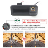 170° HD Car Rear View Camera with AHD/CVBS Signal and Parking Guidelines