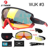X-TIGER Cycling Sunglasses – Lightweight, UV Protection, Multi-Lens Sports Eyewear for Men & Women