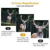 100x22 HD Binoculars - 30000m Long Range Folding Optics with BAK4 Prisms