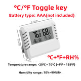 Mini Digital Indoor Thermometer Hygrometer – Accurate Temperature & Humidity Monitor with Air Comfort Indicator