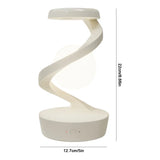 3D Levitating Moon Lamp with Wireless Charger & RGB Lighting - Floating Desk Decor