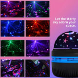 Galaxy Starry Night Light Projector, LED Ocean Wave & USB Home Decor