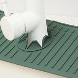 Alfombrilla de silicona para desagüe: almohadilla reutilizable y resistente al calor para cocina y baño para superficies limpias