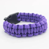 7-Strand Paracord Survival Bracelet – 23cm Emergency Rope for Outdoor & Camping