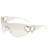 2023 Women’s Luxury Rimless Sunglasses – UV400 Protection, Lightweight & Stylish