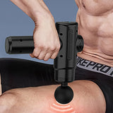 Deep Tissue Electric Massage Gun for Full Body Muscle Relief with 8 Interchangeable Heads